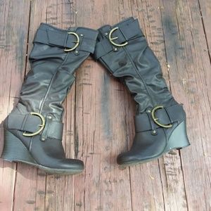 Size 7 unionbay long brown boots